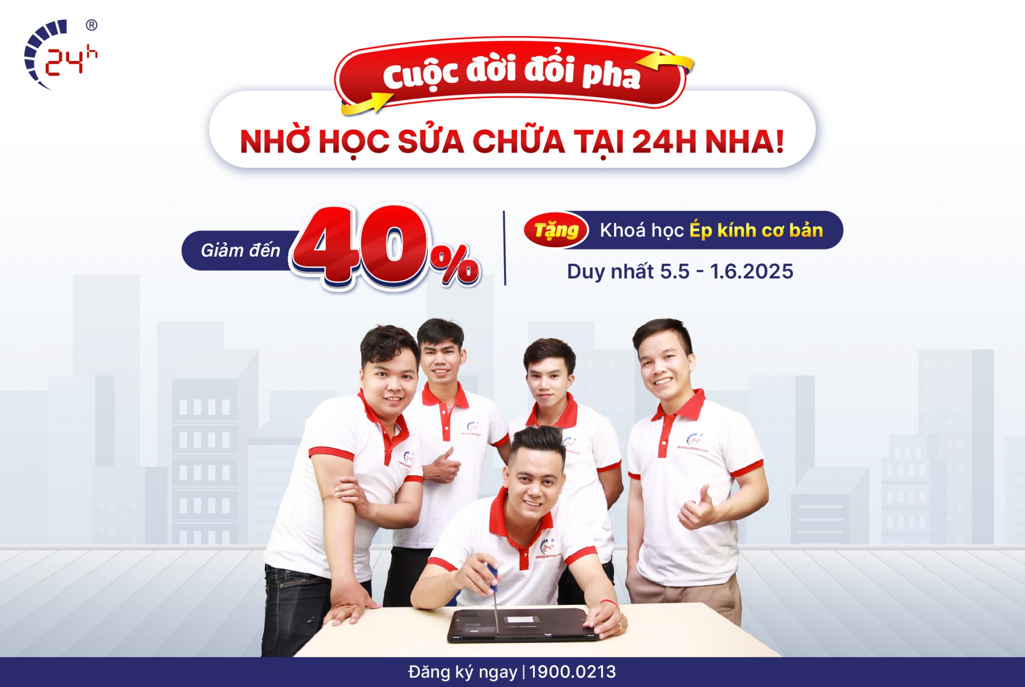 Giảm học phí lên đến 40%, tặng quà siêu xịn